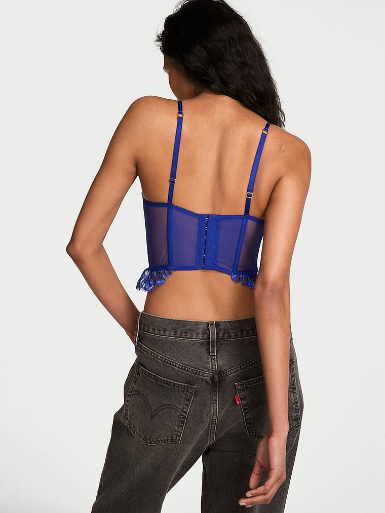 Sutien floral de petrecere. Produsul este modelat și provine din colecția Very Sexy.