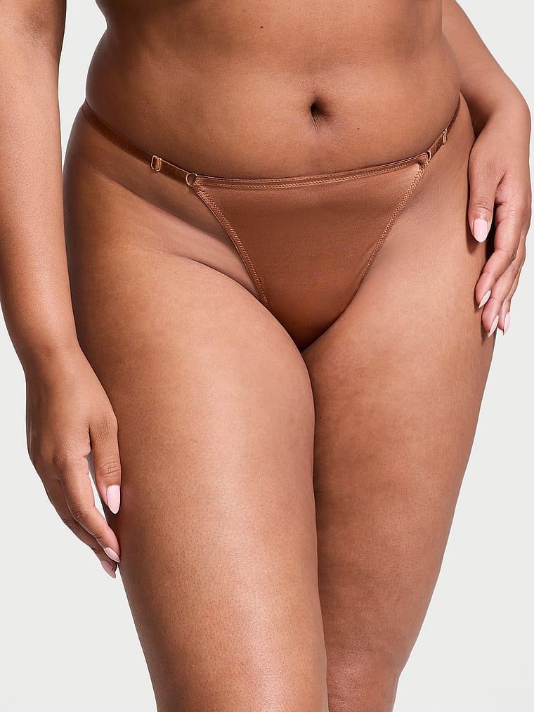 Very Sexy Chiloți V-string cu ornament metalic
