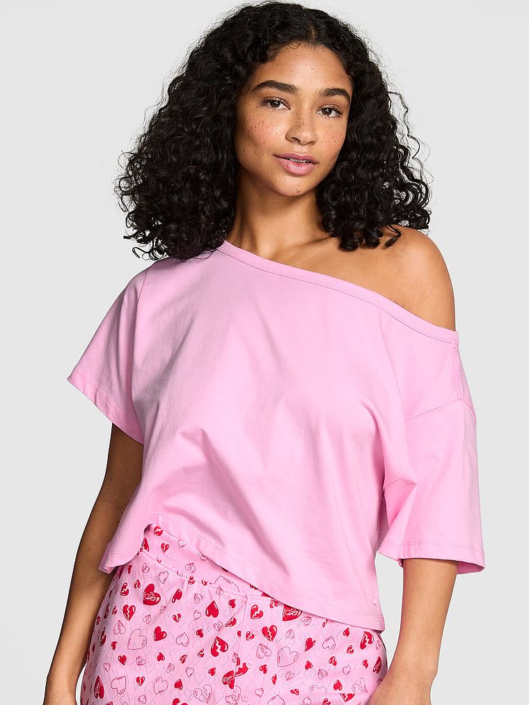 Victoria's Secret Cămașă De Noapte Slouchy Cropped Extra Mic, Cadouri pentru Ea