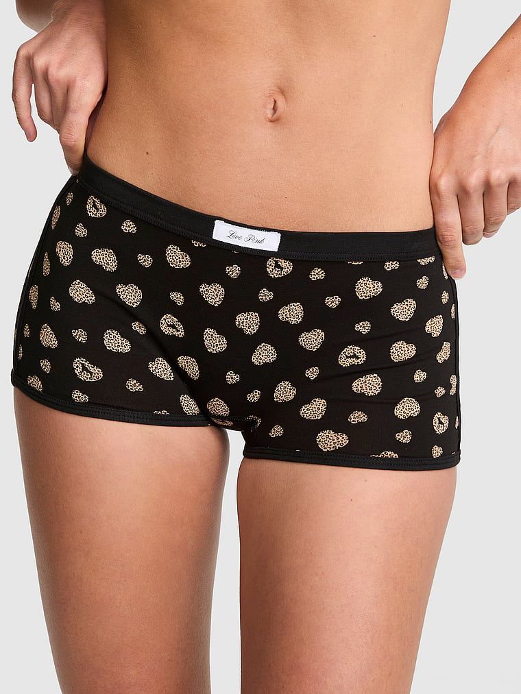 Chilot boyshort din bumbac PINK