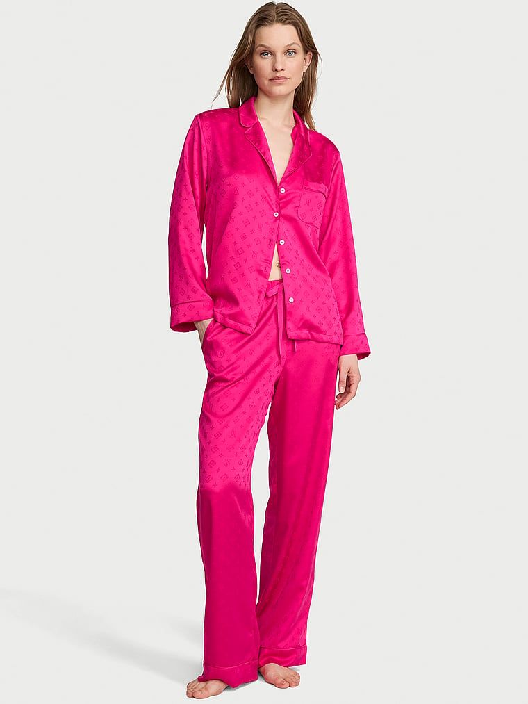 Victoria's Secret Set pijamale lungi din satin