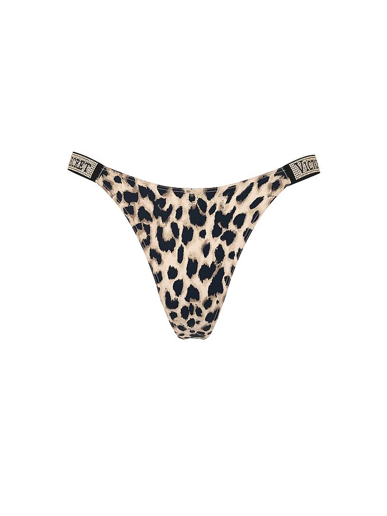 Tanga cu bretele strălucitoare Shine. Produsul este multicolor și provine din colecția Very Sexy.