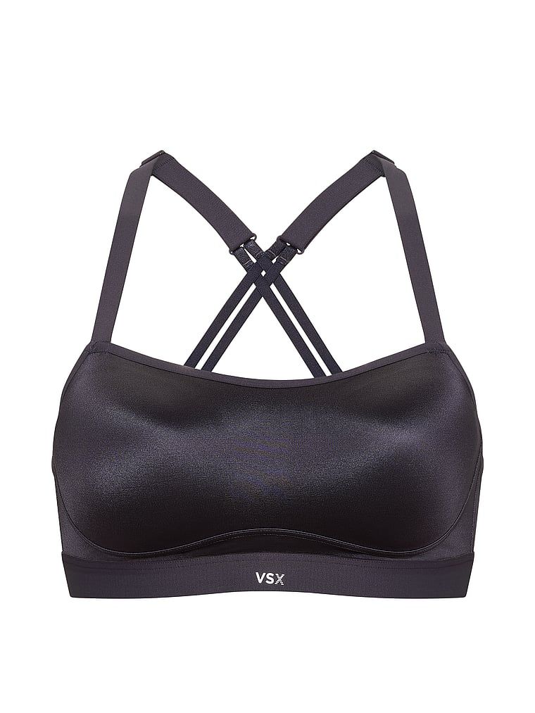 Sutien sport VSX Angel GlossyTech. Produsul este gri și provine din colecția VSX.
