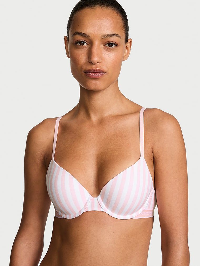 T-shirt Sutien Push-up din bumbac Perfect Shape