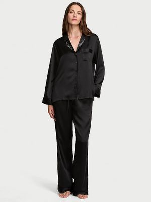 Victoria's Secret Set pijamale lungi din satin