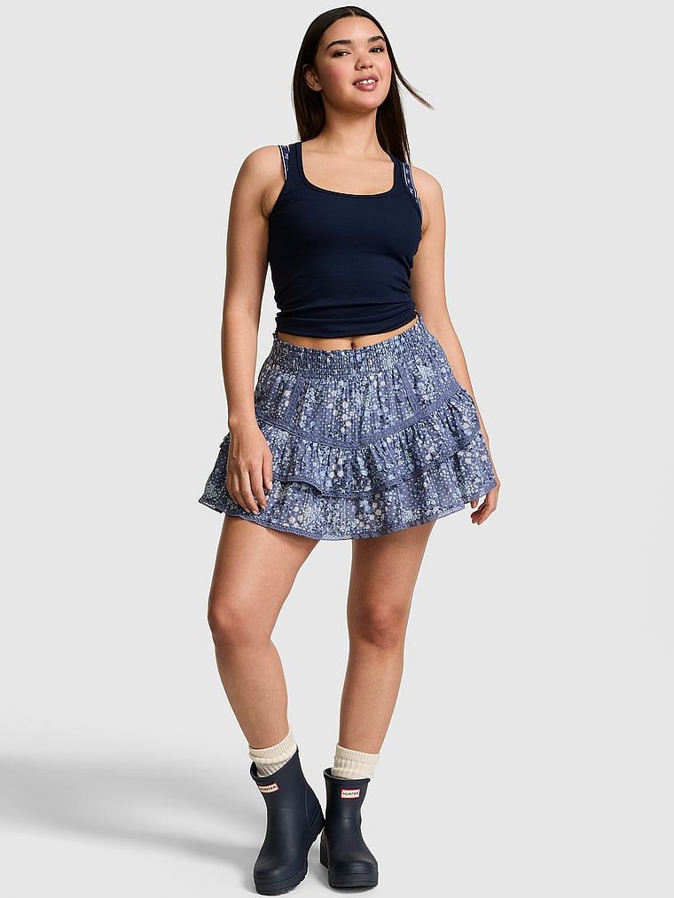 Skort Frill Seeker cu fronseuri