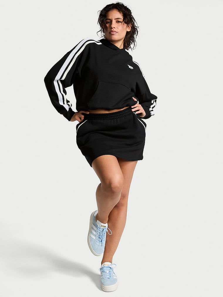Fustă mini din material Ivy Fleece