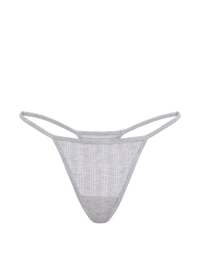 Tanga din SoSoft Ultra-Fine modal. Produsul este de culoare gri și provine din colecția Victoria's Secret.