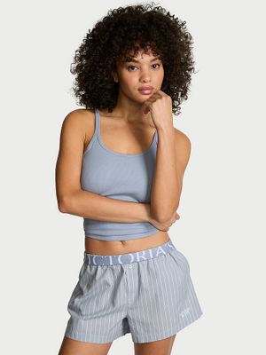 Victoria's Secret Șort de pijama din bumbac Mix & Match Sleep Heritage