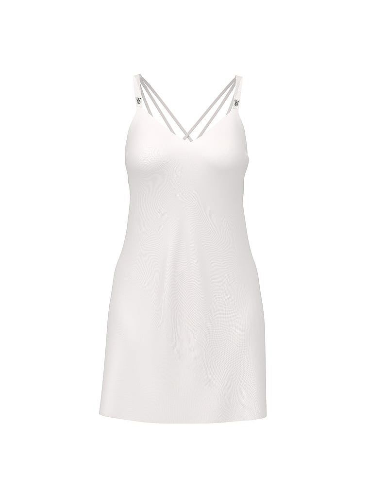 Very Sexy Rochie tip furou, din satin, cu bretele presărate cu strasuri strălucitoare la spate