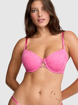 PINK Sutien balconette PINK Wink cu burete subțire