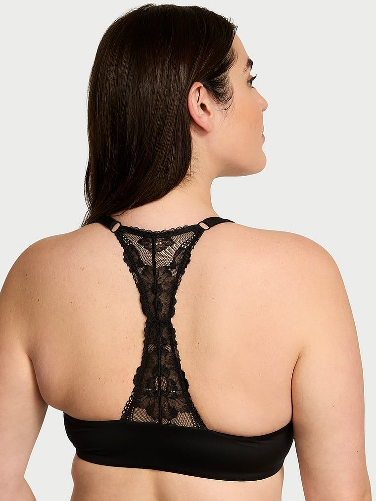Body by Victoria Sutien Demi Racerback din dantelă, cu căptușeală subțire