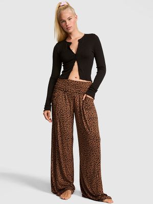 Pantaloni din modal cu talie pliabilă 24/7 Lounge