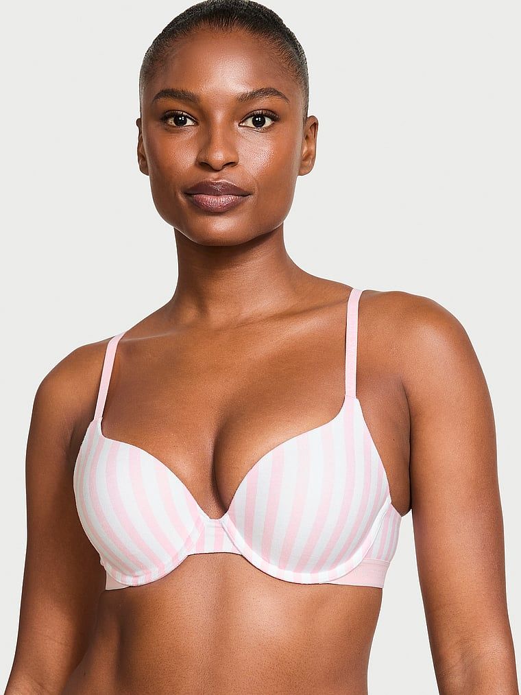 T-shirt Sutien din bumbac Perfect Shape cu push-up
