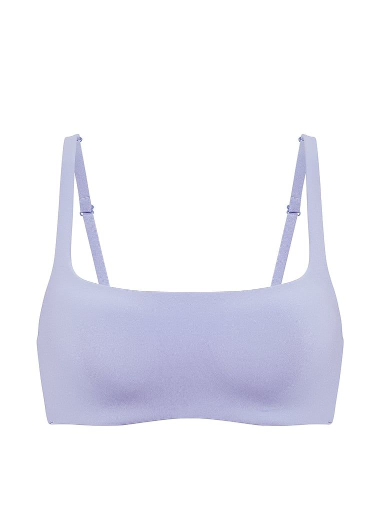 Luxe Contour Scoop, sutien ușor căptușit. Produsul este de culoare mov și provine din colecția Body by Victoria.