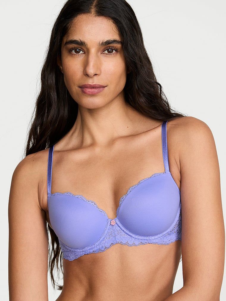 Dream Angels Sutien Demi din dantelă, cu căptușeală subțire