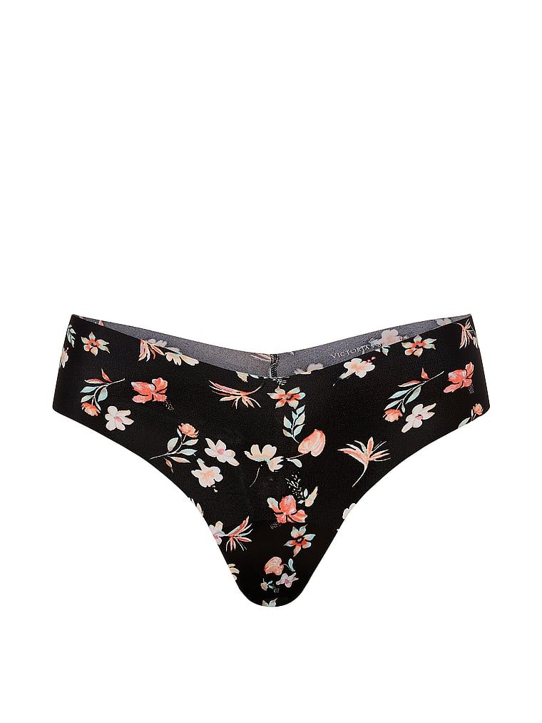 Tanga fără cusură. Produsul are un model floral și provine din colecția No-Show.