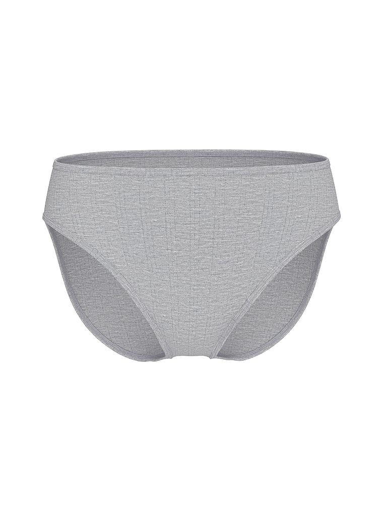 Chiloți modali cu picioare înalte, Ultra-Fine Brief. Produsul este de culoare gri și provine din colecția Victoria's Secret.