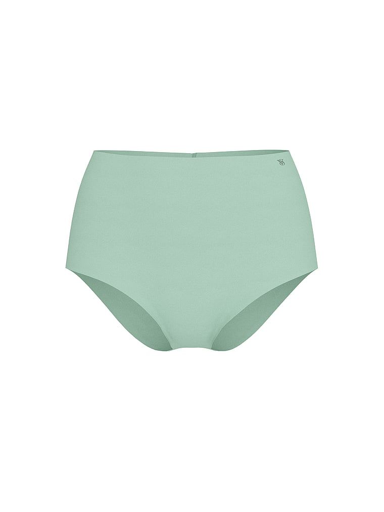 Chiloți fără cusături cu talie înaltă No-Show. Produsul este de culoare verde și provine din colecția No-Show.