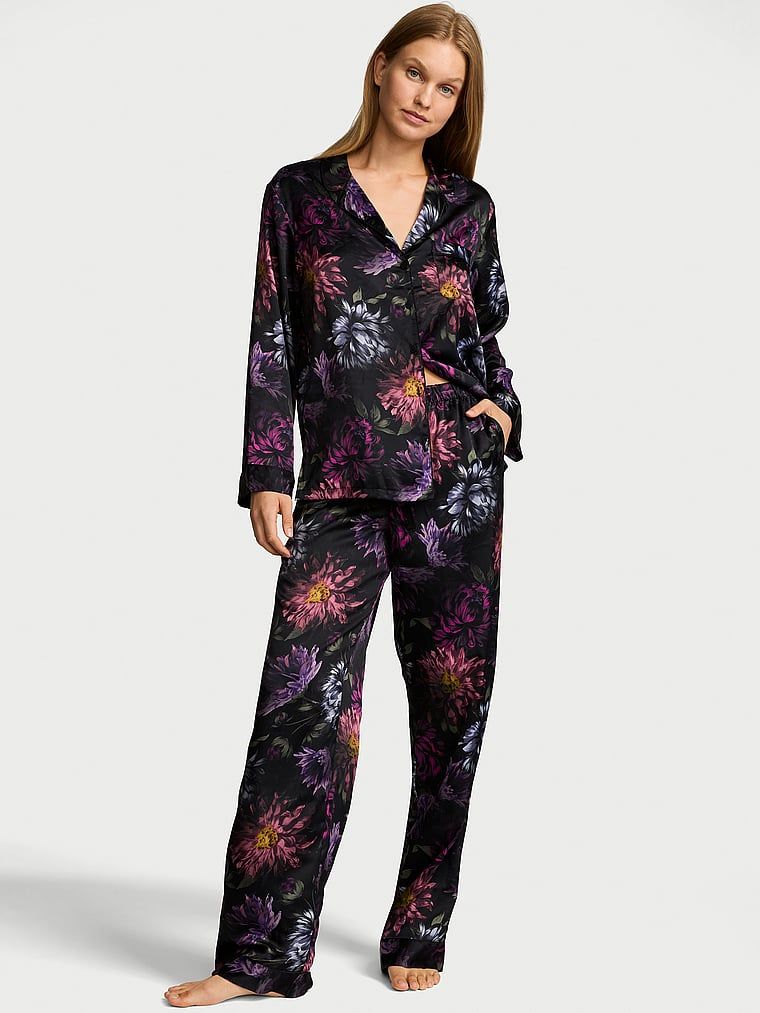 Victoria's Secret Set pijamale lungi din satin