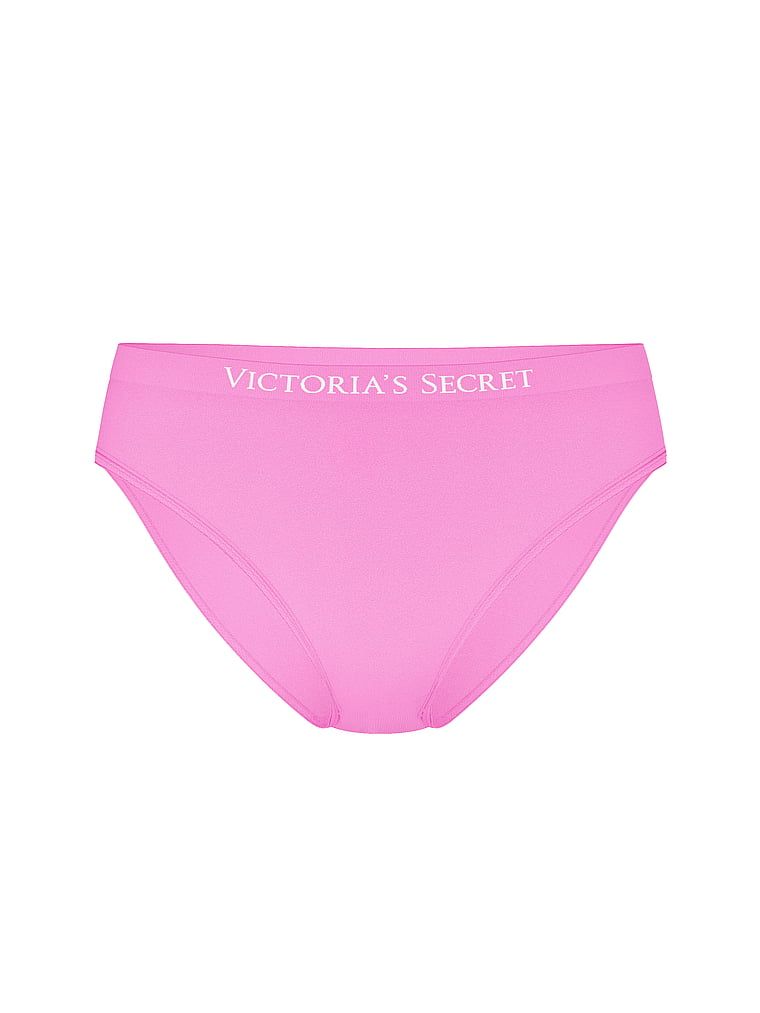 Chiloți Bikini fără cusături. Produsul este roz și provine din colecția Seamed.