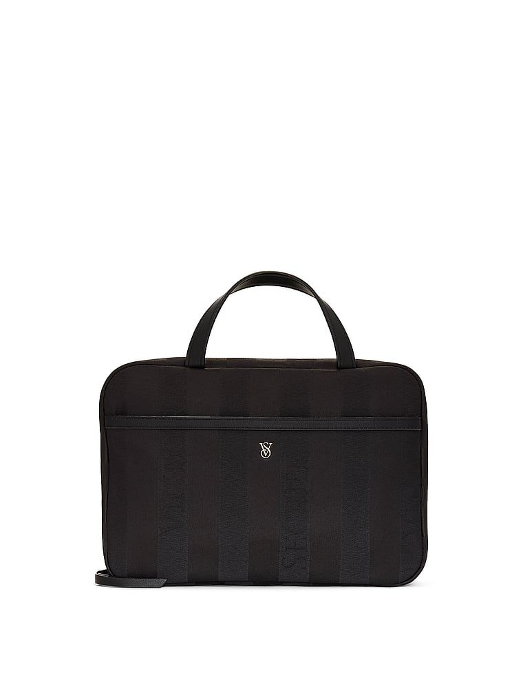 Black Jacquard Geantă pentru cosmetice