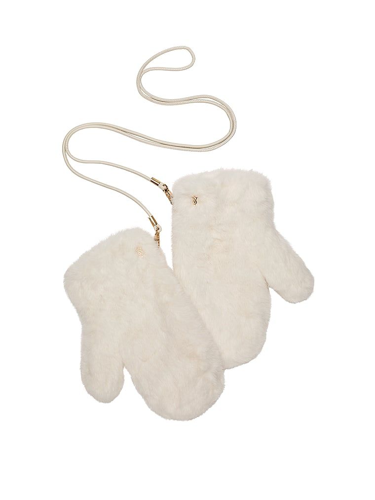 Victoria's Secret Mănuși din blană artificială