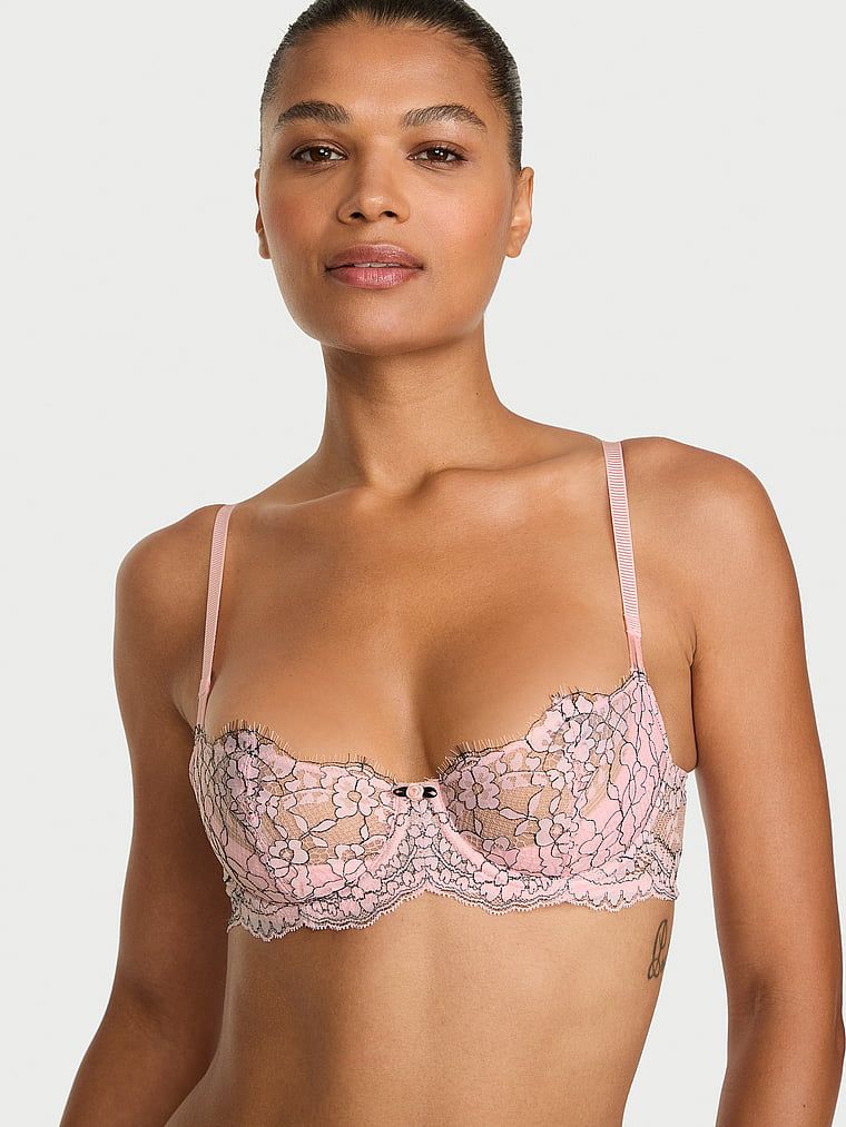 Dream Angels Sutien Balconette Wicked din dantelă, fără căptușeală