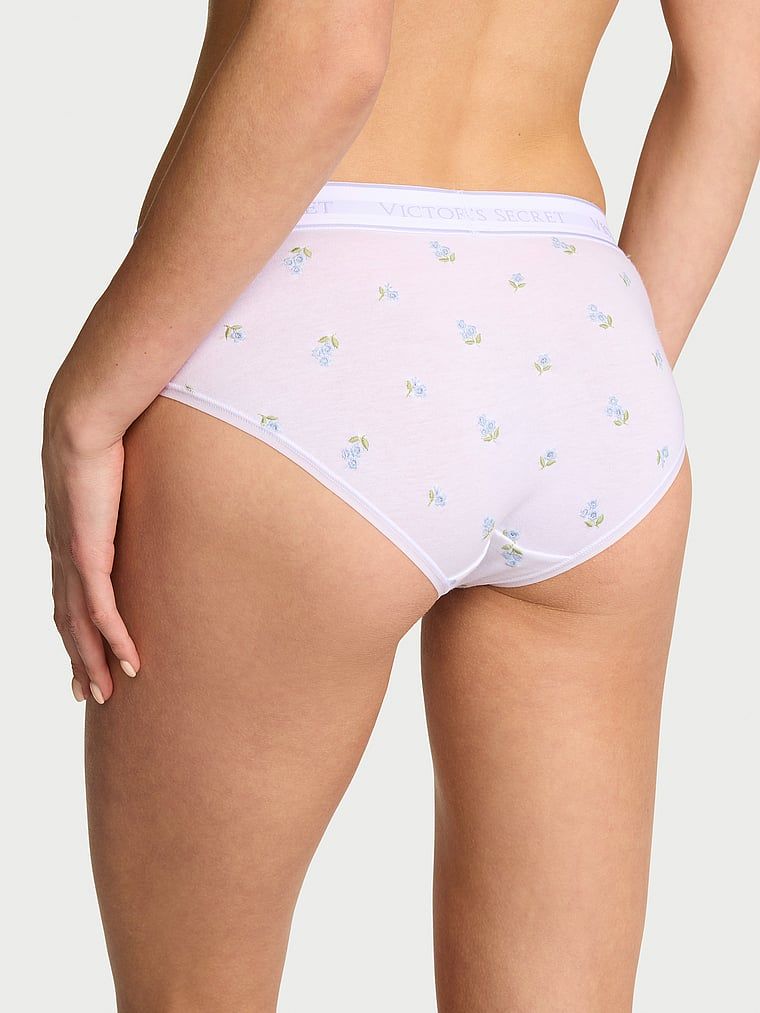 Chiloți de bumbac cu broderii și logo-ul Hiphugger. Produsul este modelat și provine din colecția Bumbac.