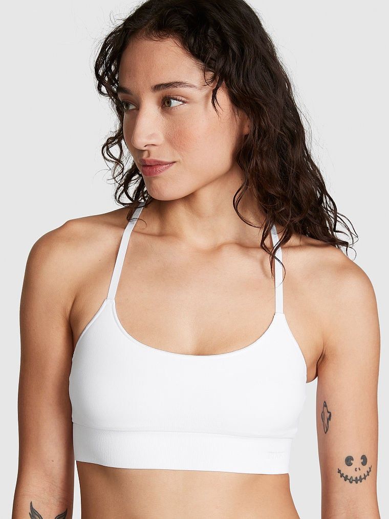 PINK Sutien pentru sport cu anchior