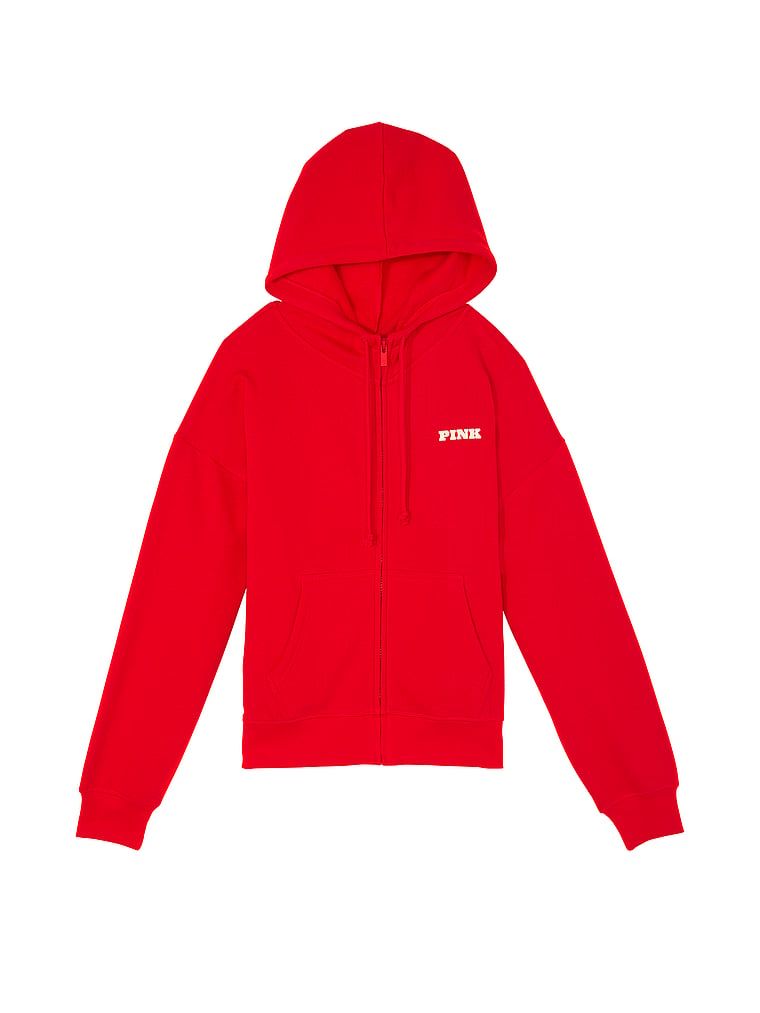 Hanorac lejer cu fermoar, din material fleece Everyday
