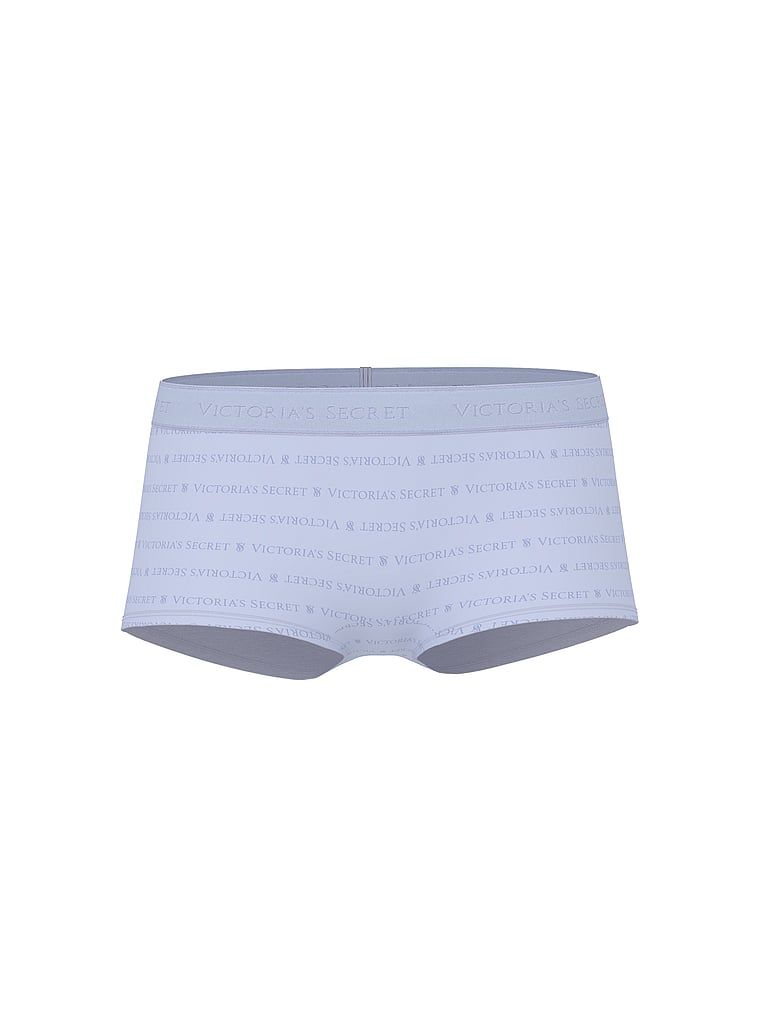 Pantaloni scurți din bumbac cu logo-ul la talie Boyshort. Produsul este modelat și provine din colecția Bumbac.