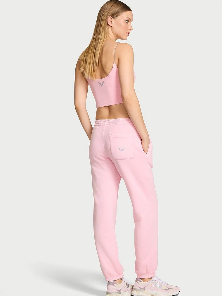 Angel Essentials Pantaloni Jogger pentru timpul liber din fleece