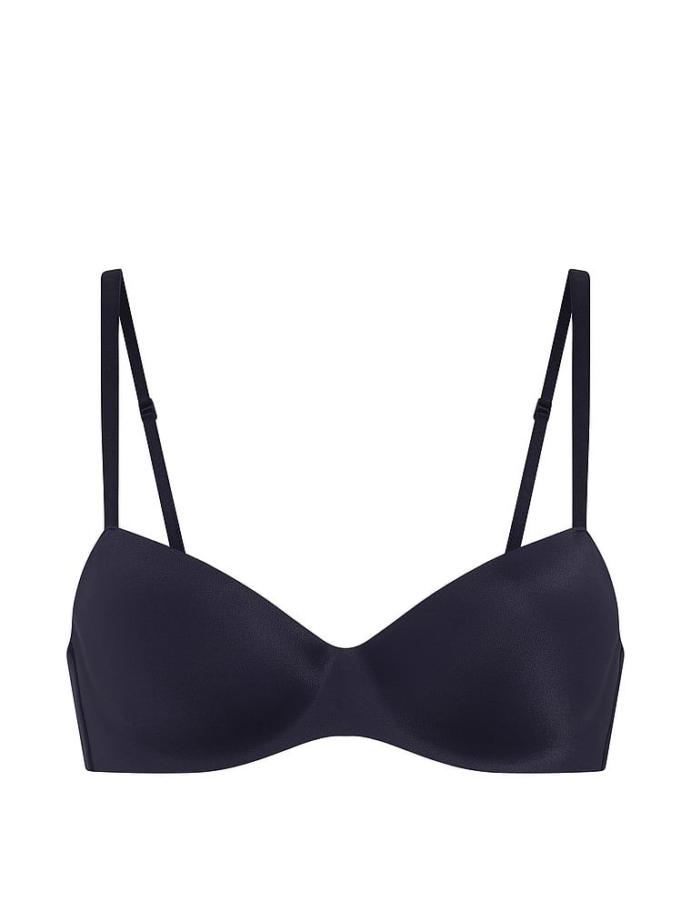 Sutien ușor căptușit, cu balconet FlexFactor. Produsul este albastru și provine din colecția Body by Victoria.