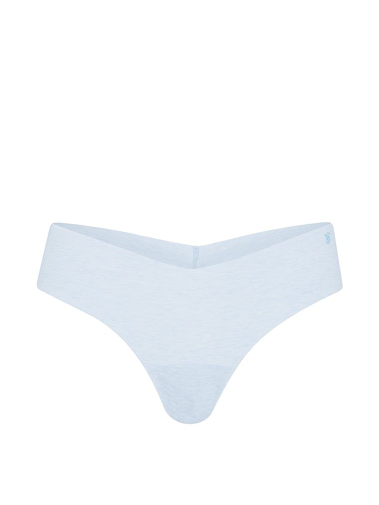 Tanga de bumbac fără cusături Nu a venit. Produsul este albastru și provine din colecția No-Show.