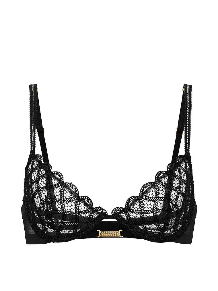 Sutiene fără căptușeală cu broderie Viper Demi. Produsul are o culoare cu model și provine din colecția Very Sexy.