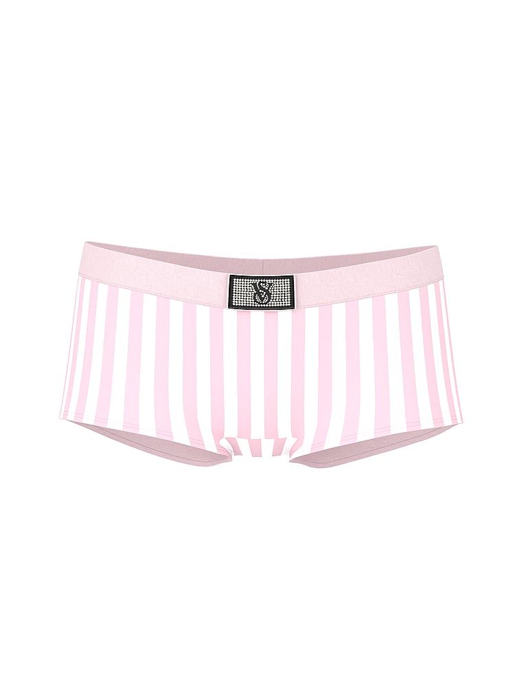 Pantaloni scurți din bumbac cu sigla Shine Patch strălucitor. Produsul este modelat și provine din colecția Bumbac.