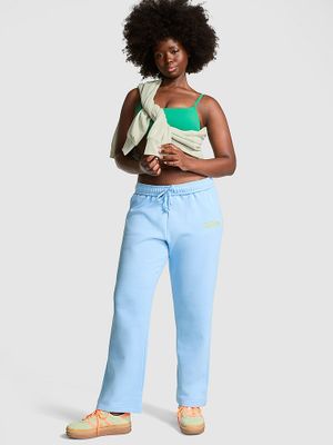 PINK Pantaloni pentru sport Ivy, drepți, din material fleece