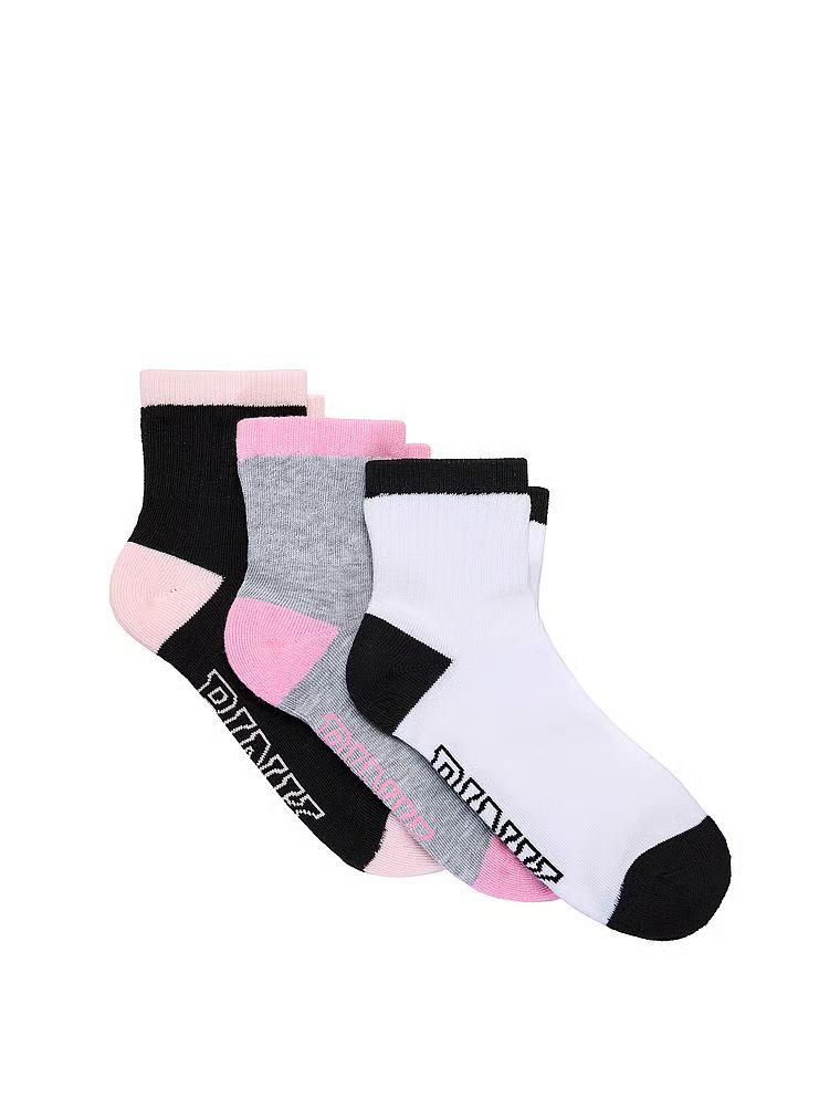 Șosete quarter, set de 3 perechi