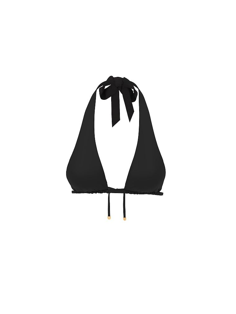 Bluza multifuncțională de bikini Essential Multiway. Produsul este negru și provine din colecția Victoria's Secret Swim.