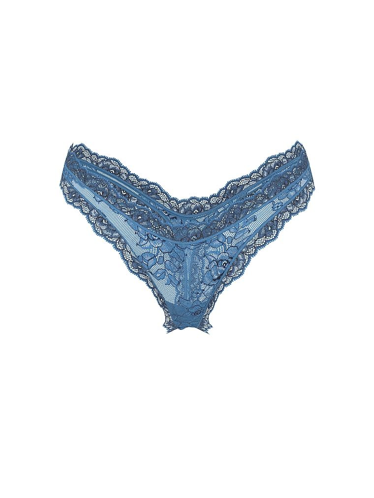 Tanga din denim Rose și dantelă. Produsul este multicolor și provine din colecția Very Sexy.