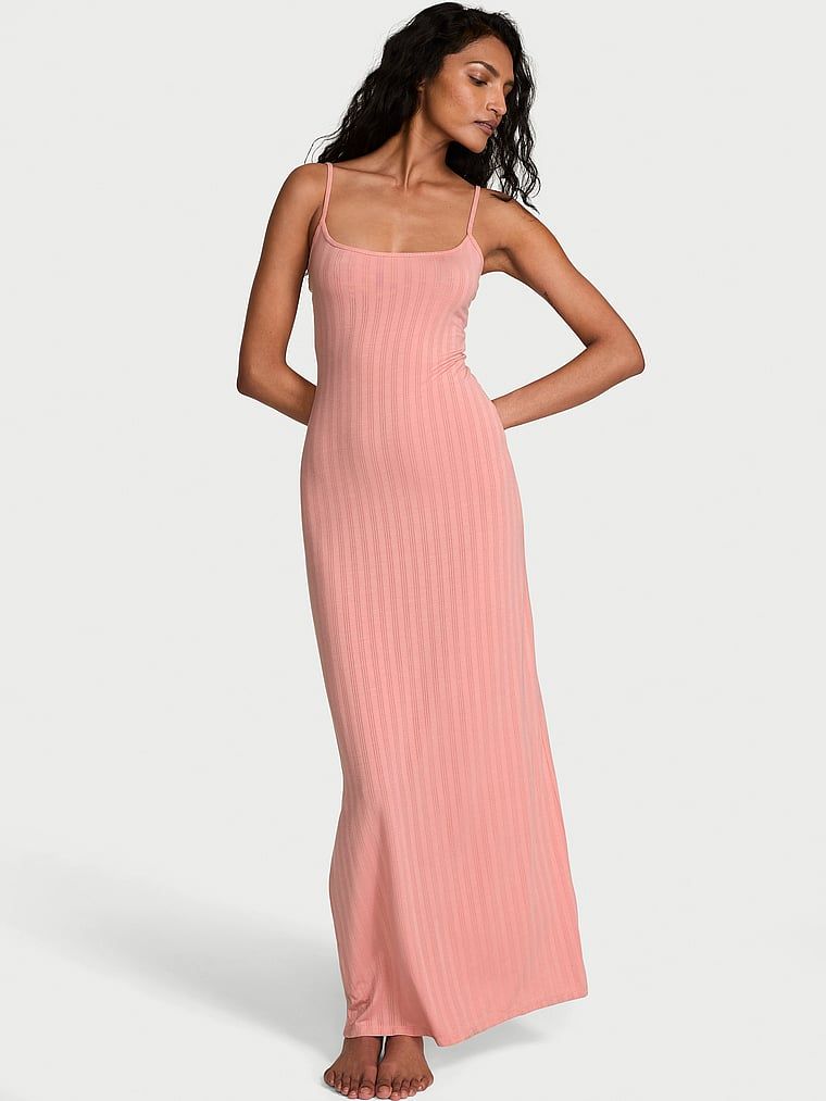Victoria's Secret Rochie slip maxi din modal foarte fin