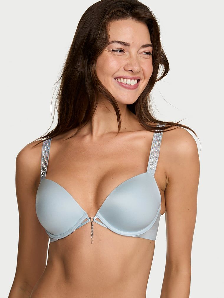 Very Sexy Sutien push-up cu bretele lucioase Ombre Shine Strap