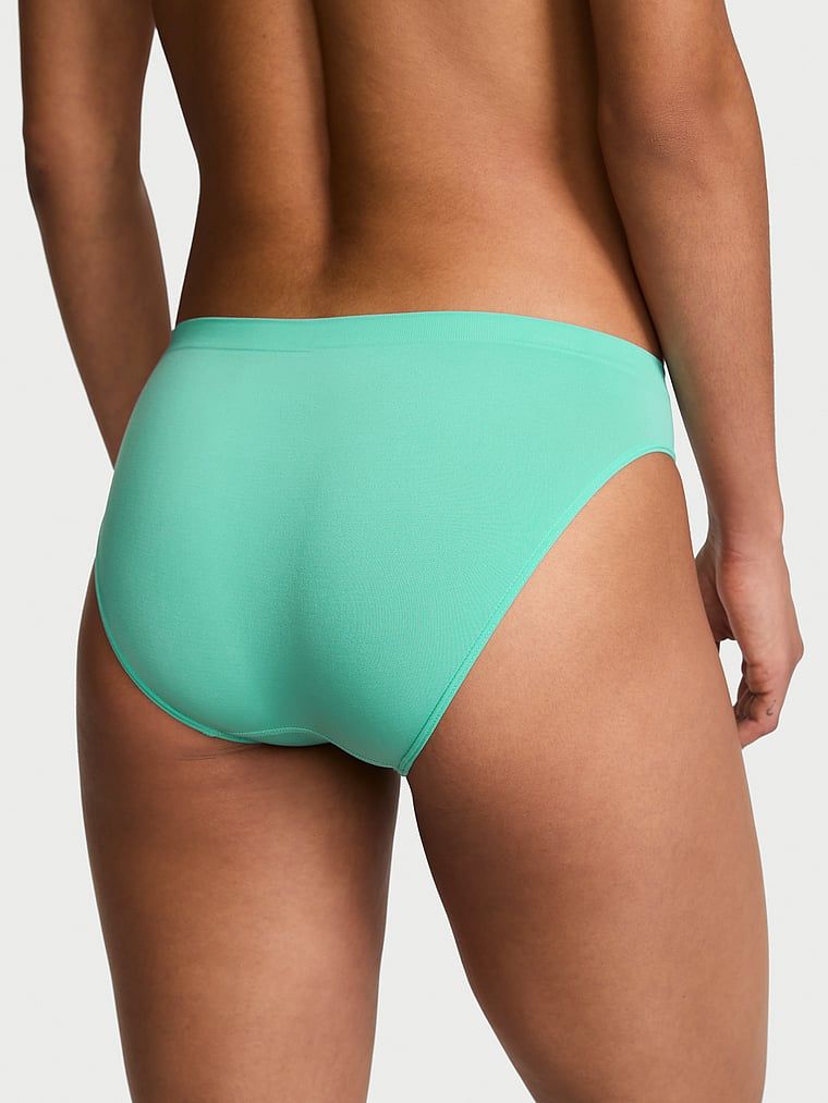 Chiloți de bikini fără cusături. Produsul este albastru și provine din colecția Seamless (Seamless Collection).