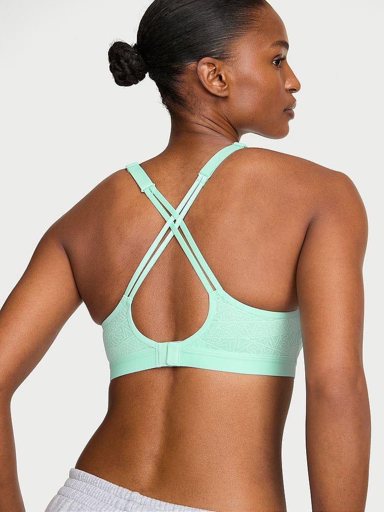 VSX Angel Elevate sutien sport. Produsul este de culoare verde și provine din colecția VSX.