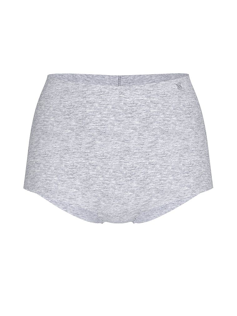 Chiloți fără cusături din bumbac Talie înaltă No-Show Brief. Produsul este de culoare gri și provine din colecția No-Show.