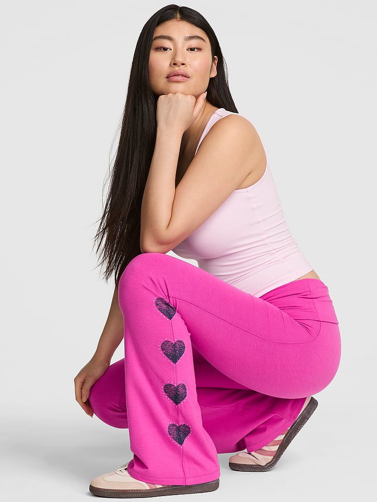 Colanți evazați din bumbac All-Day