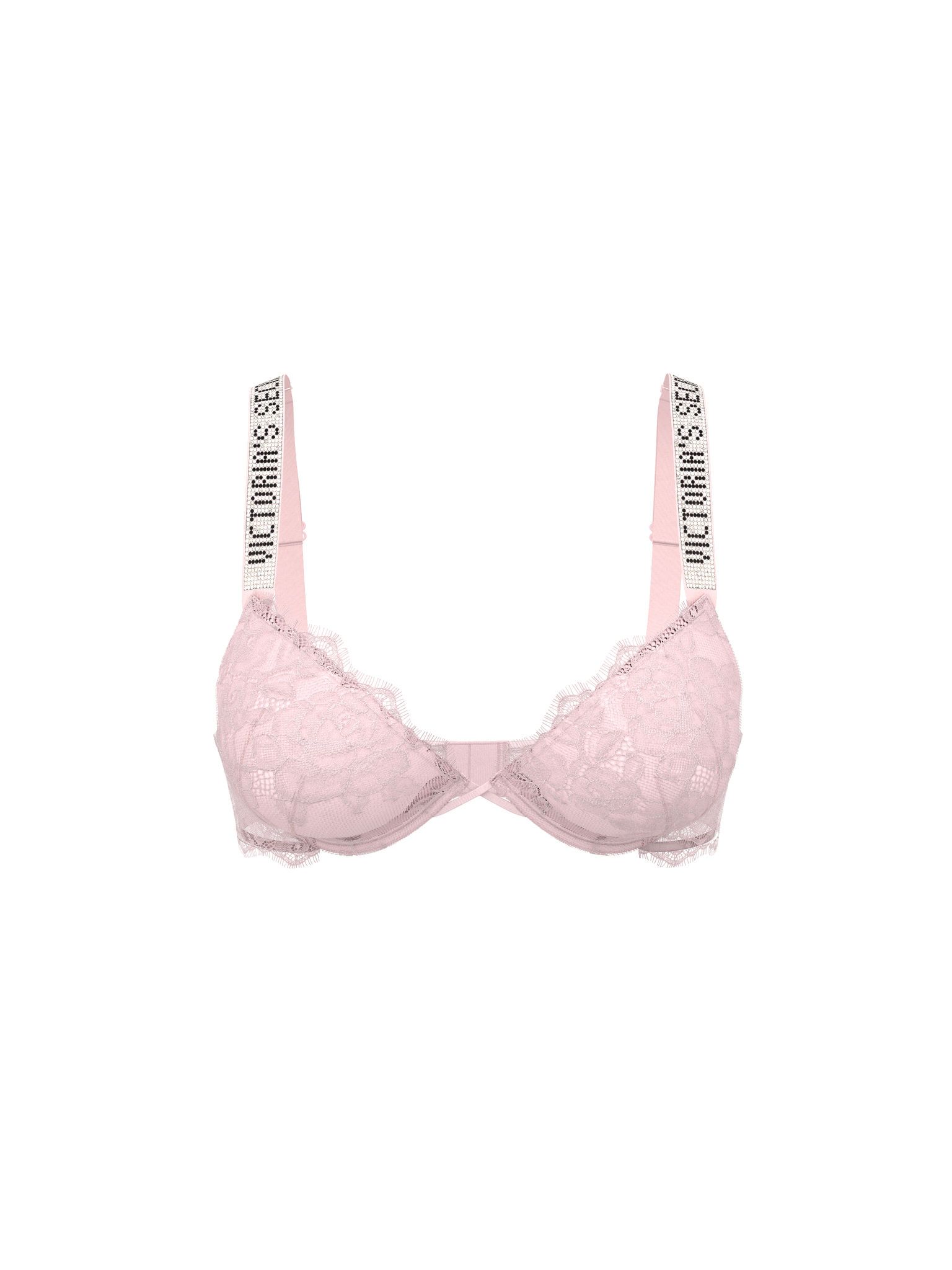 Very Sexy Sutien Push-Up din dantelă Shine Strap
