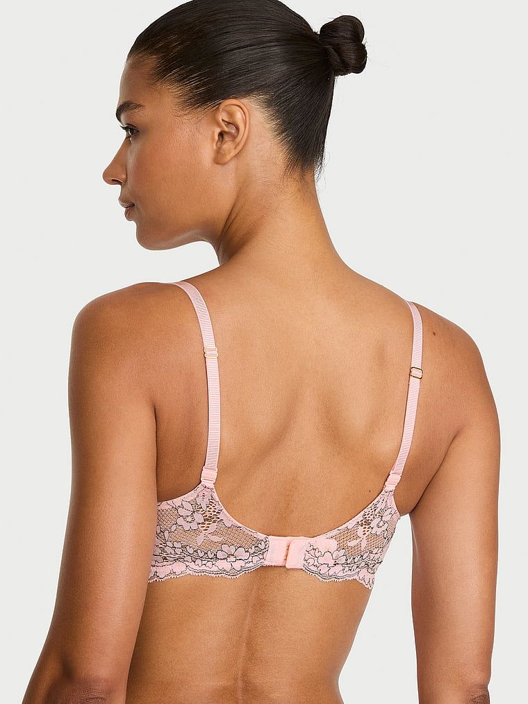 Wicked Lace Balconette fără sutien balconette cu căptușeală. Produsul are o culoare multicoloră și provine din colecția Dream Angels.