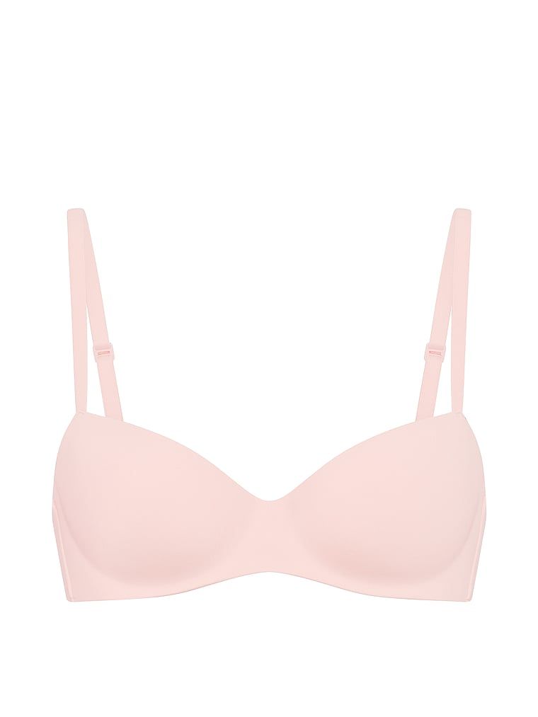 Sutien ușor căptușit, cu balconet FlexFactor. Produsul este roz și provine din colecția Body by Victoria.